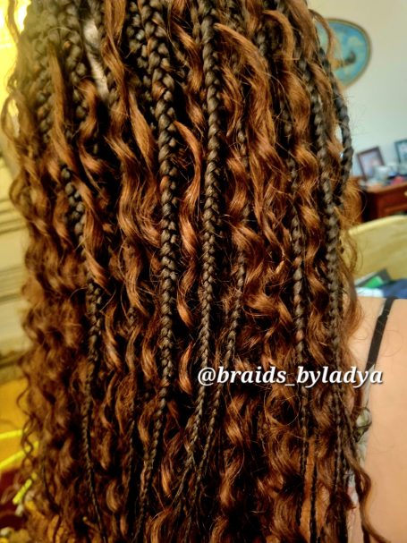 Boho Braids from £125 Boho Braids with human hair